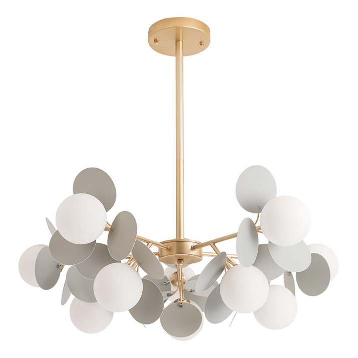 Люстра на штанге ARTE LAMP PEACOCK A1369SP-10GY