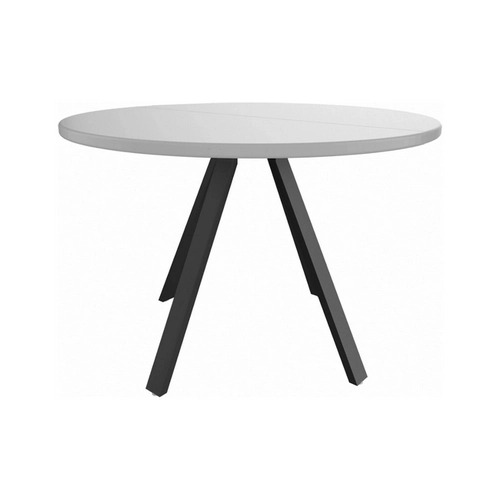 Круглый стол переговоров MULTI-OFFICE СТИЛ (Steel) D110х76 белый / антрацит