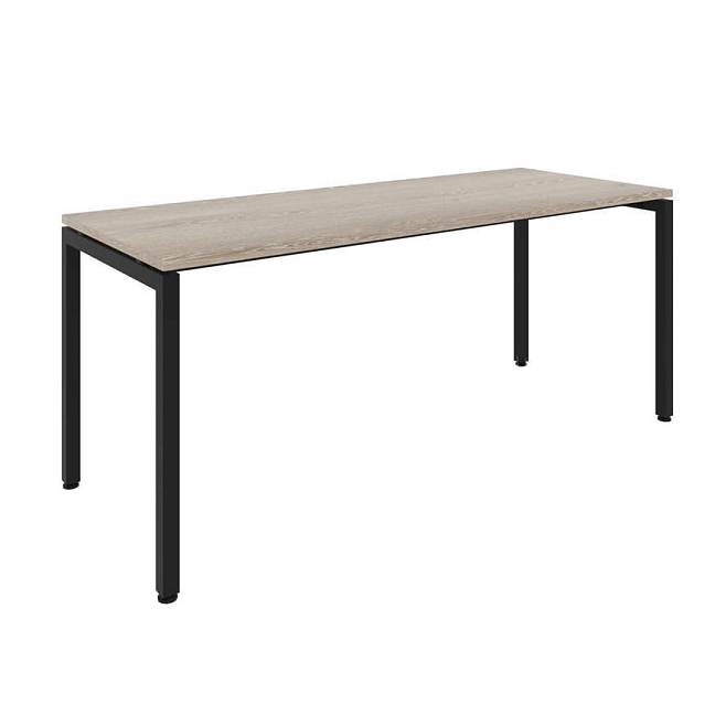 Стол офисный MULTI-OFFICE СТИЛ (Steel) 180х70х76 дуб светлый / антрацит