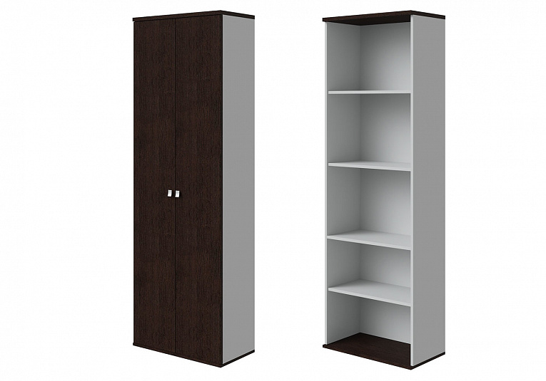 Шкаф закрытый Pointex Свифт (Swift) SWF27450301 венге