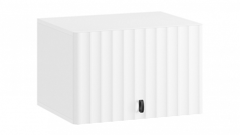 Шкаф настенный Тиффани Трия (546)Белый снег / Белый софт 415.007.000