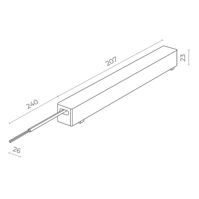 Блок питания 48V 100W St Luce SKYFLAT / СКАЙФЛЕТ ST063.448.100