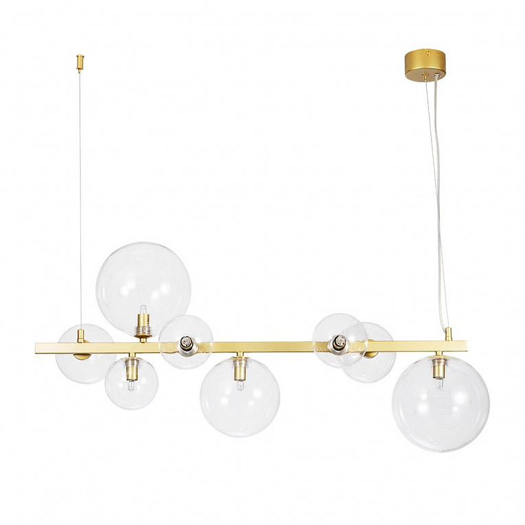 Подвесная люстра Arte Lamp VINCENT золото, прозрачный A7790SP-8GO