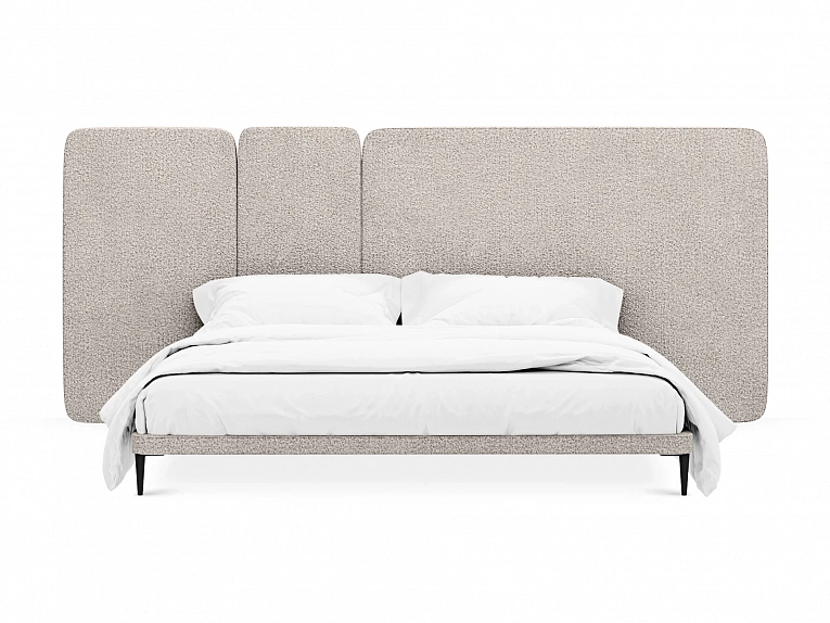 Кровать OgogoHome Licata 961587 бежевый