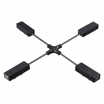 Гибкий токопроводящий соединитель "X" IP20 90-240V Novotech Vector 135315