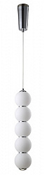 Подвесной светильник Crystal Lux DESI SP5 CHROME/WHITE