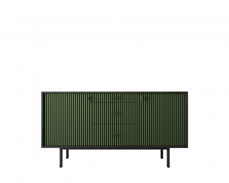 Комод Этажерка Emerson (Эмерсон) Green (Грин) EM08/green/L