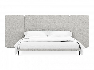 Кровать OgogoHome Licata 961607 светло-серый
