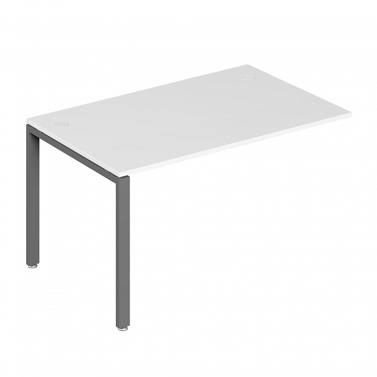 Удлинитель стола 140 Pointex Тренд металл (Trend metal) TDM32212545 белый / антрацит