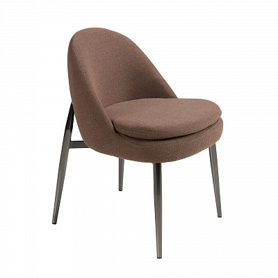 Стул Angel Cerda 4236 из темно-коричневой ткани 482081